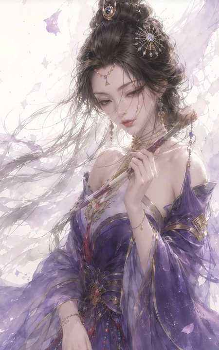 凡人修仙传女性角色系列手绘插画
