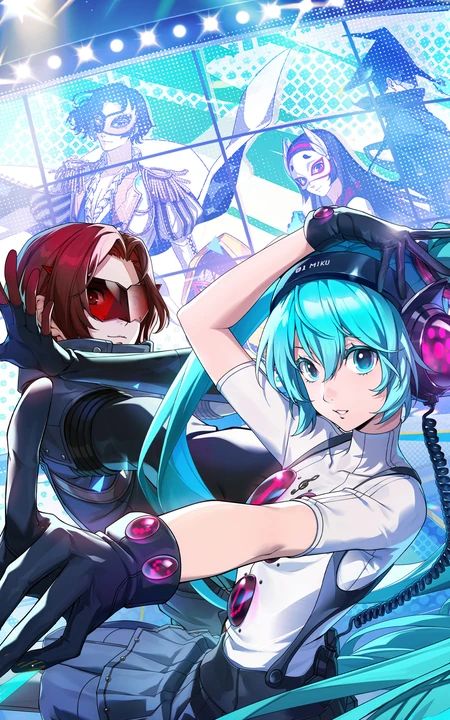 初音未来P5X联动系列动漫插画图集