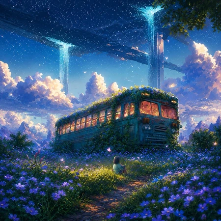 治愈系日系二次元梦幻风景插画合集