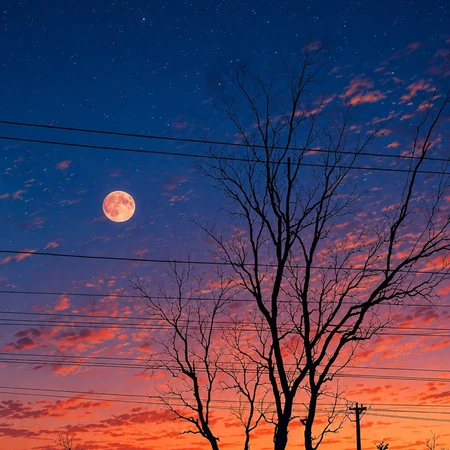 梦幻夜空星月浪漫自然风景系列组图