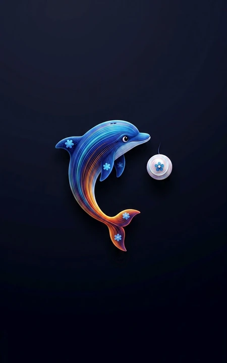幻彩海豚立体装饰创意设计系列组图