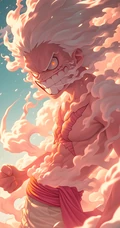 海贼王路飞五档尼卡形态同人插画系列