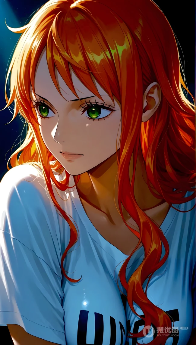 海贼王娜美不同造型同人插画系列组图
