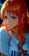 海贼王娜美不同造型同人插画系列组图