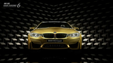 GT赛车6金色宝马M4 Coup&eacute;跑车展示图